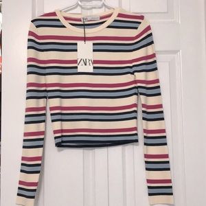 Zara cropped sweater